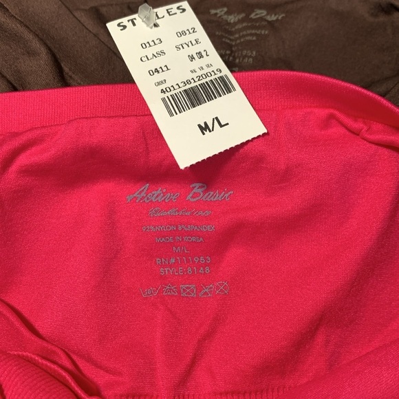 3 Pack Women's Tube Top, Long Strapless Tops Multicolor Basic Stretch M/L - Picture 3 of 9